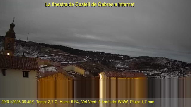 La finestra de Castell de Cabres